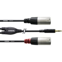 Cablu Audio Cordial CFY 1.8 WMM 2 x XLR, Jack 3.5mm