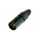 CONECTOR XLR NEUTRIK NC3MX-B