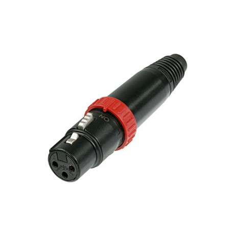 CONECTOR XLR NEUTRIK NC3FXS-B