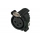 CONECTOR XLR NEUTRIK NC3FAAH1