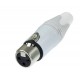 CONECTOR XLR NEUTRIK NC3FXX-WT