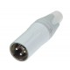 CONECTOR XLR NEUTRIK NC3MXX-WT