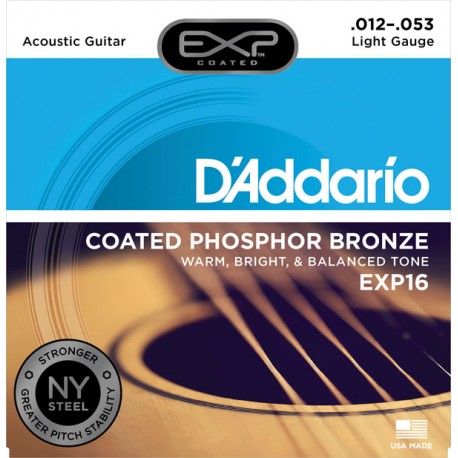 CUIE CHITARA ACUSTICA DADDARIO EXP16+CP15