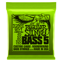Set Corzi Chitara Electrica Ernie Ball Regular Slinky Bass 5 45-130 Nickel Wound