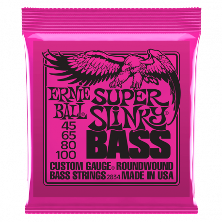 SET CORZI CHITARA BASS ERNIE BALL Super Slinky Bass 5 40-125 Nickel Wound