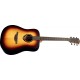 CHITARA ACUSTICA LAG TRAMONTANE T70D-BRB Brown Burst