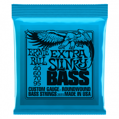 SET CORZI CHITARA BASS ERNIE BALL Extra Slinky Bass 4 40-95