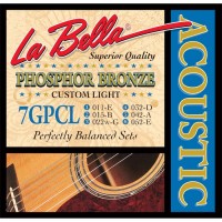 CORZI CHITARA ACUSTICA BELARUS 7GPCL 11-52 LA BELLA corzi chitara acustica