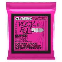 SET CORZI CHITARA ELECTRICA ERNIE BALL Super Slinky 9-42 Pure Nickel