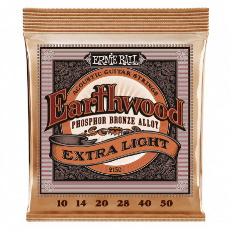 SET CORZI CHITARA ACUSTICA ERNIE BALL Earthwood 10-50 Extra Light Phosphor Bronze