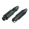 Conector XLR Neutrik NC3FM-C-B