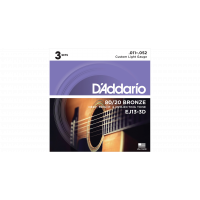 SET CORZI CHITARA ACUSTICA D'ADDARIO EJ15-3D