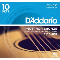 SET CORZI CHITARA ACUSTICA D'ADDARIO EJ16-10P