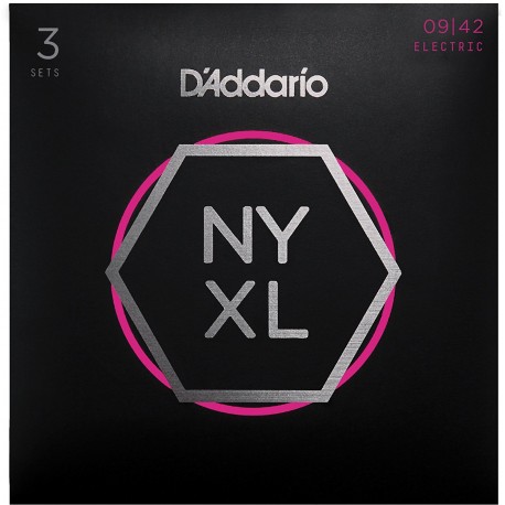 SET CORZI CHITARA ELECTRICA D'ADDARIO NYXL0942-3P