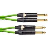 Cablu Audio Cordial Ceon DJ Plug 3 G, Verde Neon