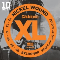 Corzi Chitara Electrica D'Addario Nickel Wound EXL110-10P (10 seturi)