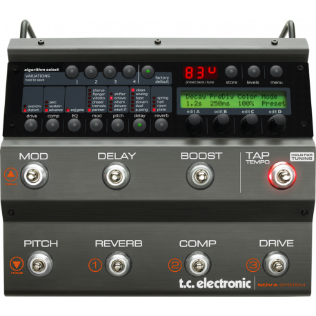 PROCESOR EFECTE CHITARA TC ELECTRONIC NOVA SYSTEM