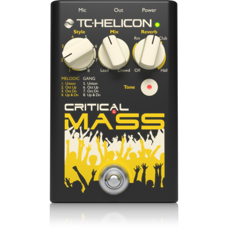 PEDALA EFECT VOCE TC HELICON CRITICAL MASS