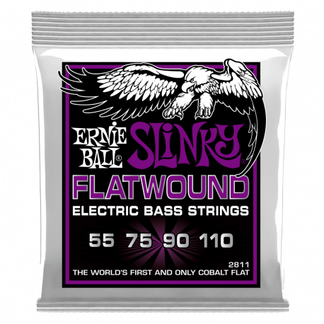 SET CORZI CHITARA BASS ERNIE BALL Power Slinky Bass Flatwound 55-110