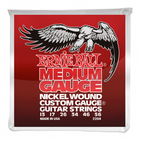 SET 12 CORZI CHITARA ELECTRICA ERNIE BALL Nickel Wound 13-56 Medium