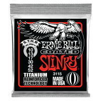 SET CORZI CHITARA ELECTRICA ERNIE BALL Coated Titanium Skinny Top Heavy Bottom 10-52