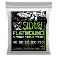 SET CORZI CHITARA BASS ERNIE BALL Regular Slinky Flatwound Bass 5 45-130