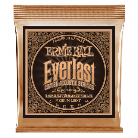 SET CORZI CHITARA ACUSTICA ERNIE BALL Everlast 12-54 Phosphor Bronze