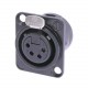 CONECTOR XLR NEUTRIK NC4FD-L-B-1