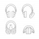 Casti Audio Technica ATH-M50X RD