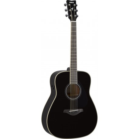 CHITARA ACUSTICA YAMAHA FG-TA BLACK TRANSACOUSTIC