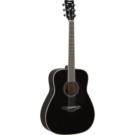 CHITARA ACUSTICA YAMAHA FG-TA BLACK TRANSACOUSTIC