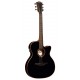 CHITARA ELECTRO-ACUSTICA LAG TRAMONTANE T100ASCE-BLK AUDITORIUM BLACK