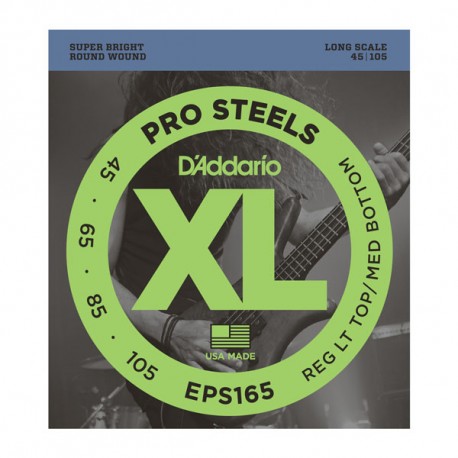 CORZI CHITARA BASS ELECTRICA D'ADDARIO PROSTEELS EPS165