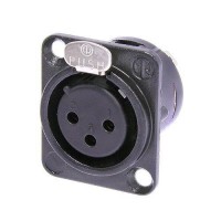 Conector XLR Neutrik NC3FD-L-B-1