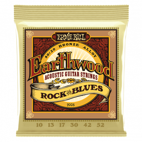 SET CORZI CHITARA ACUSTICA ERNIE BALL Earthwood Rock&Blues Bronze 10-52