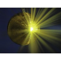 Glob Disco Eurolite Mirror Ball 40cm gold