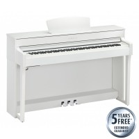 Pian Digital Yamaha Clavinova CLP-635WH Alb, 88 Clape GH3X