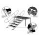 Scara Duratruss Vario Stair 40-60cm 1712000033