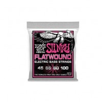 SET CORZI CHITARA BASS ERNIE BALL Super Slinky Flatwound Bass 45-100