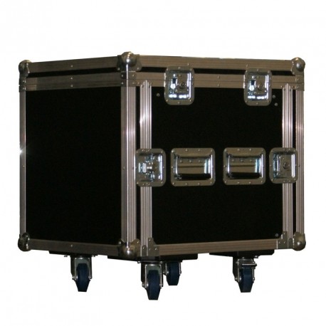 &ROLL CASE 6U/ 3 capace, cu roti (2 fixe, 2 reglabile)