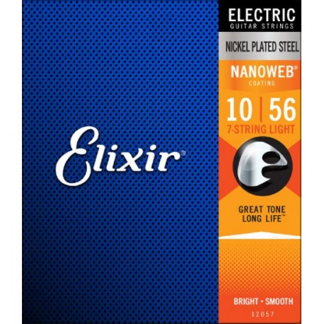 CORZI CHITARA ELECTRICA Elixir Strings 12057 10-56 B-7
