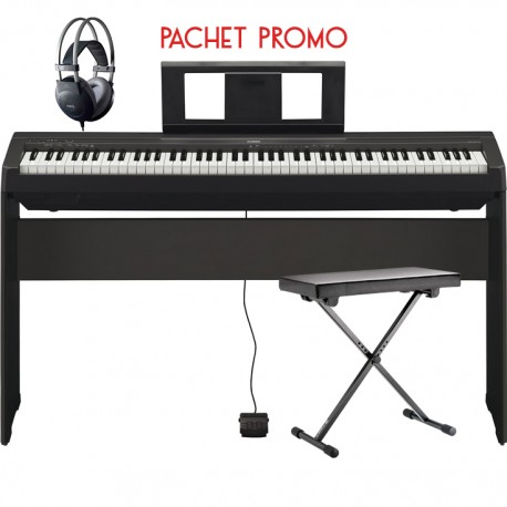 PIAN DIGITAL PORTABIL YAMAHA P-45B Premium Set