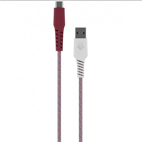 CABLU DATE SKULLCANDY USB-A cu USB-C Vice Crimson