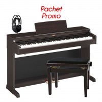 Pachet Pian Digital Yamaha YDP-163 Arius + bancheta + casti AKG K44