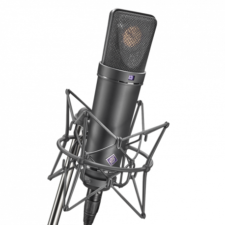 Set Microfon Studio Neumann U87Ai, Shockmount, Negru