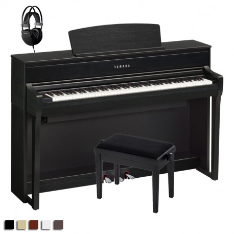 PIAN DIGITAL YAMAHA Pachet CLP775 CLAVINOVA YAMAHA pian digital + bancheta + casti (B/DW/R/WA/WH)