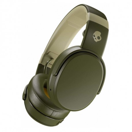 CASTI AUDIO WIRELESS SKULLCANDY Crusher Wireless Immersive Bass Olive Moss Yellow