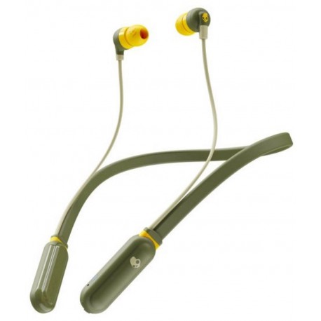 CASTI AUDIO IN-EAR SKULLCANDY BT METHOD ACTIVE MOSS/OLIVE/YELLOW