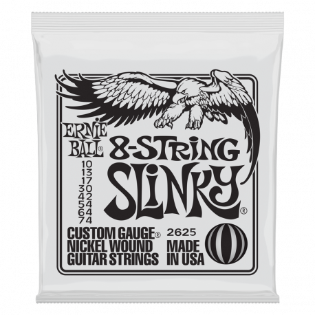 CORZI CHITARA ERNIE BALL 10-74 8 STRING SLINKY