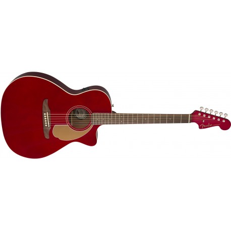 CHITARA ELECTRO-ACUSTICA FENDER NEWPORTER PLAYER CNDY APPLE RED